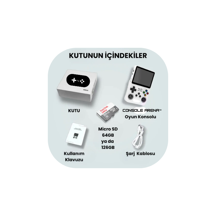 Console Arena™ R36S Taşınabilir Retro Oyun Konsolu