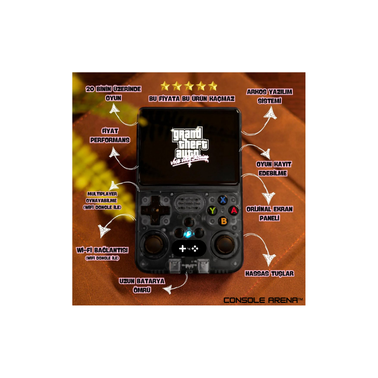 Console Arena™ R36S Taşınabilir Retro Oyun Konsolu