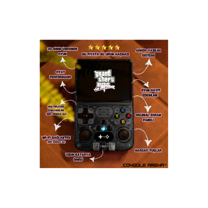 Console Arena™ R36S Taşınabilir Retro Oyun Konsolu